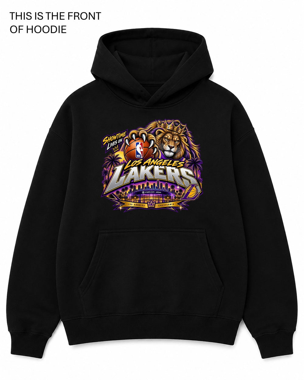 LA Lakers Graphic Hoodie - Built Different Goods
