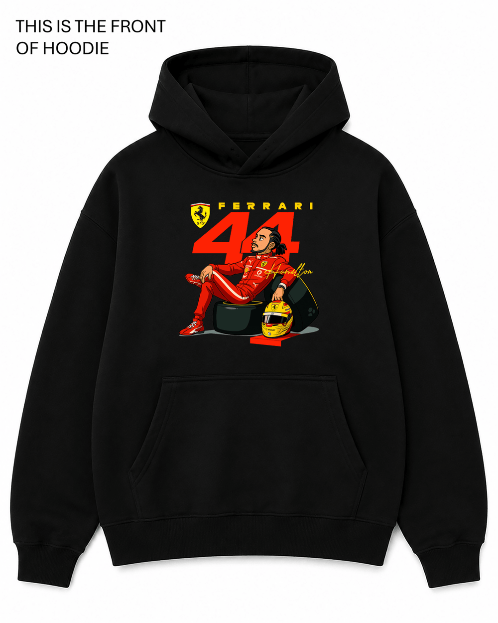 Lewis Art Graphic Hoodie - Built Different Goods