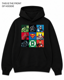 BDG Graphic Hoodie - DC and Marvel Rival