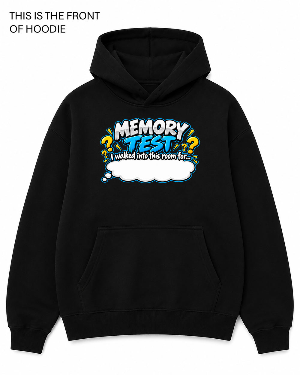 Memory Test Graphic Hoodie - Built Different Goods