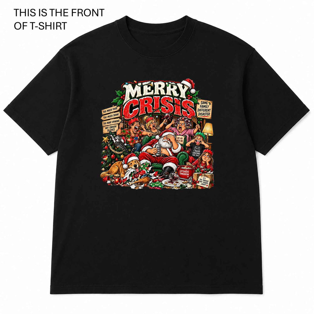 Merry Crisis Graphic T-Shirt