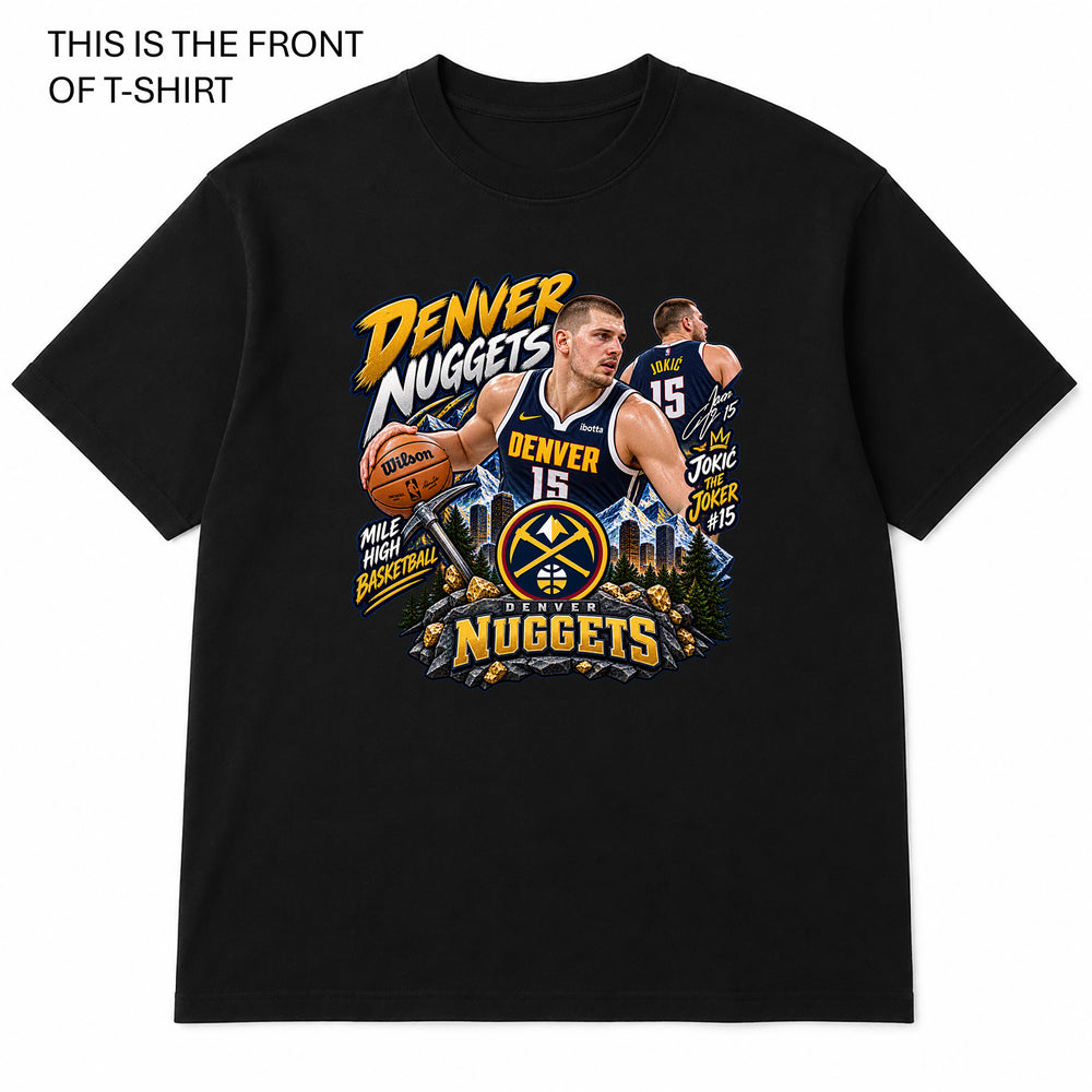 NBA Denver Nuggets Graphic T-Shirt - Built Different Goods