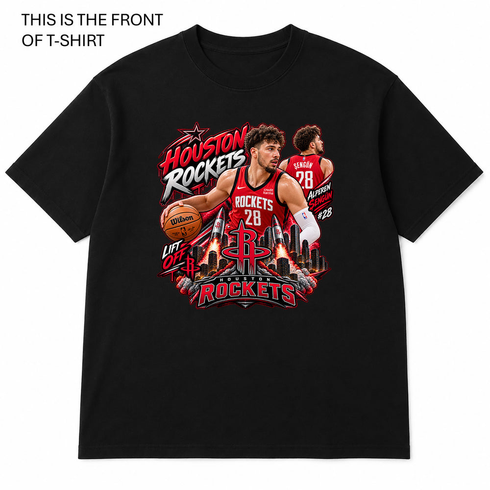 NBA Houston Rockets Graphic T-Shirt - Built Different Goods