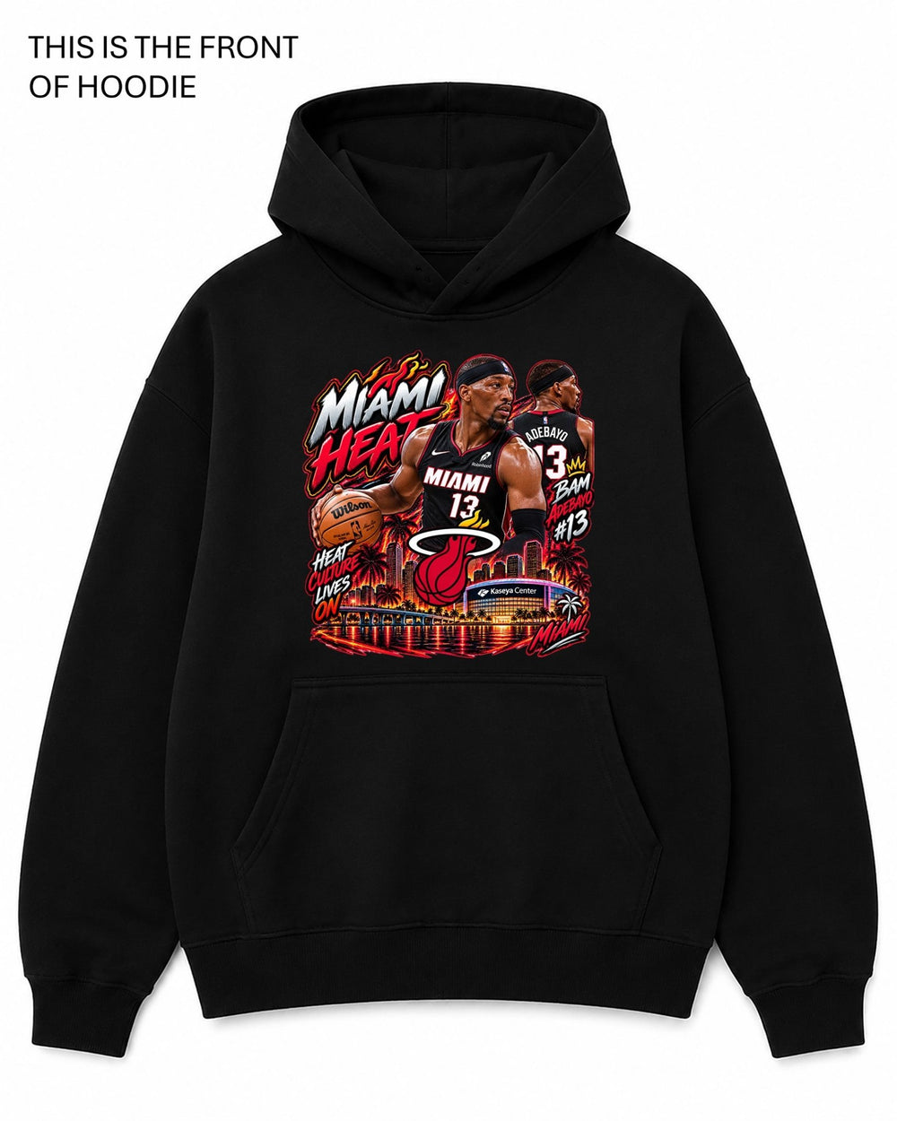 NBA Miami Heat Graphic Hoodie - Built Different Goods