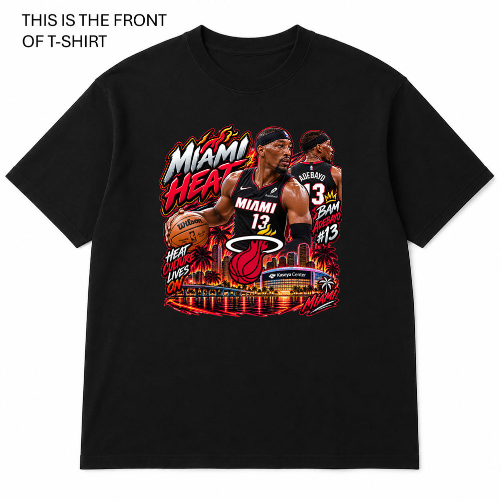 NBA Miami Heat Graphic T-Shirt - Built Different Goods