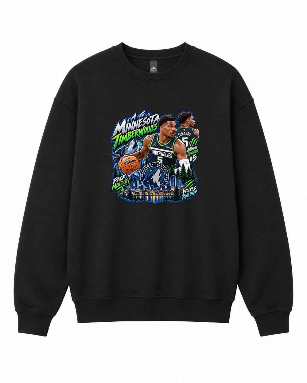 NBA Minnesota Timberwolves Graphic Crewneck Sweatshirt
