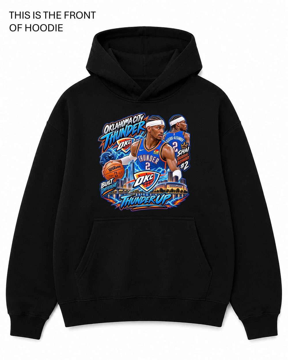 NBA Oklahoma City Thunder Graphic Hoodie