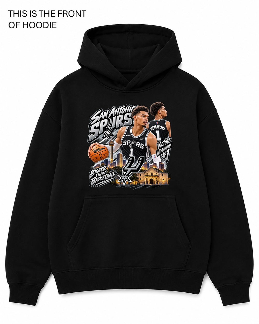NBA San Antonio Spurs Graphic Hoodie - Built Different Goods