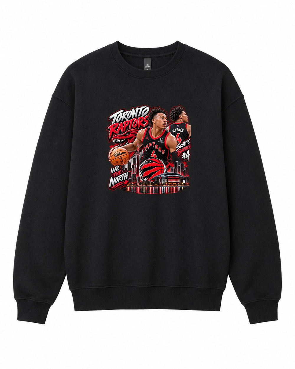 NBA Toronto Raptors Graphic Crewneck Sweatshirt - Built Different Goods