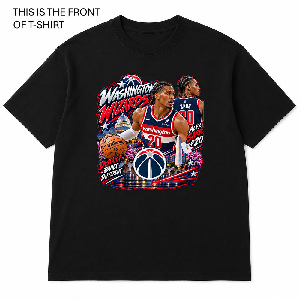 NBA Washington Wizards Graphic T-Shirt - Built Different Goods