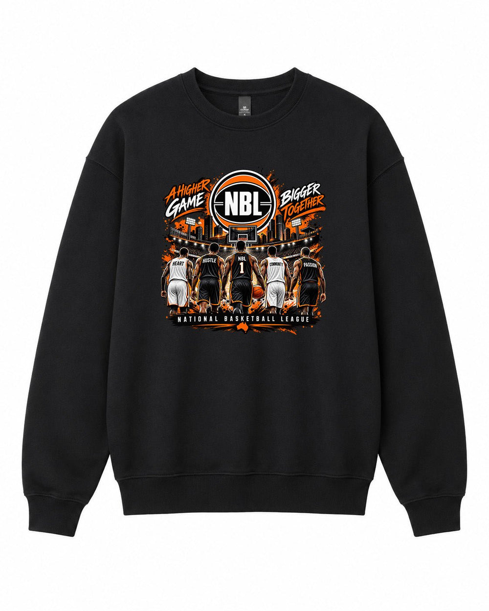 NBL Bigger Together Graphic Crewneck Sweatshirt - Built Different Goods