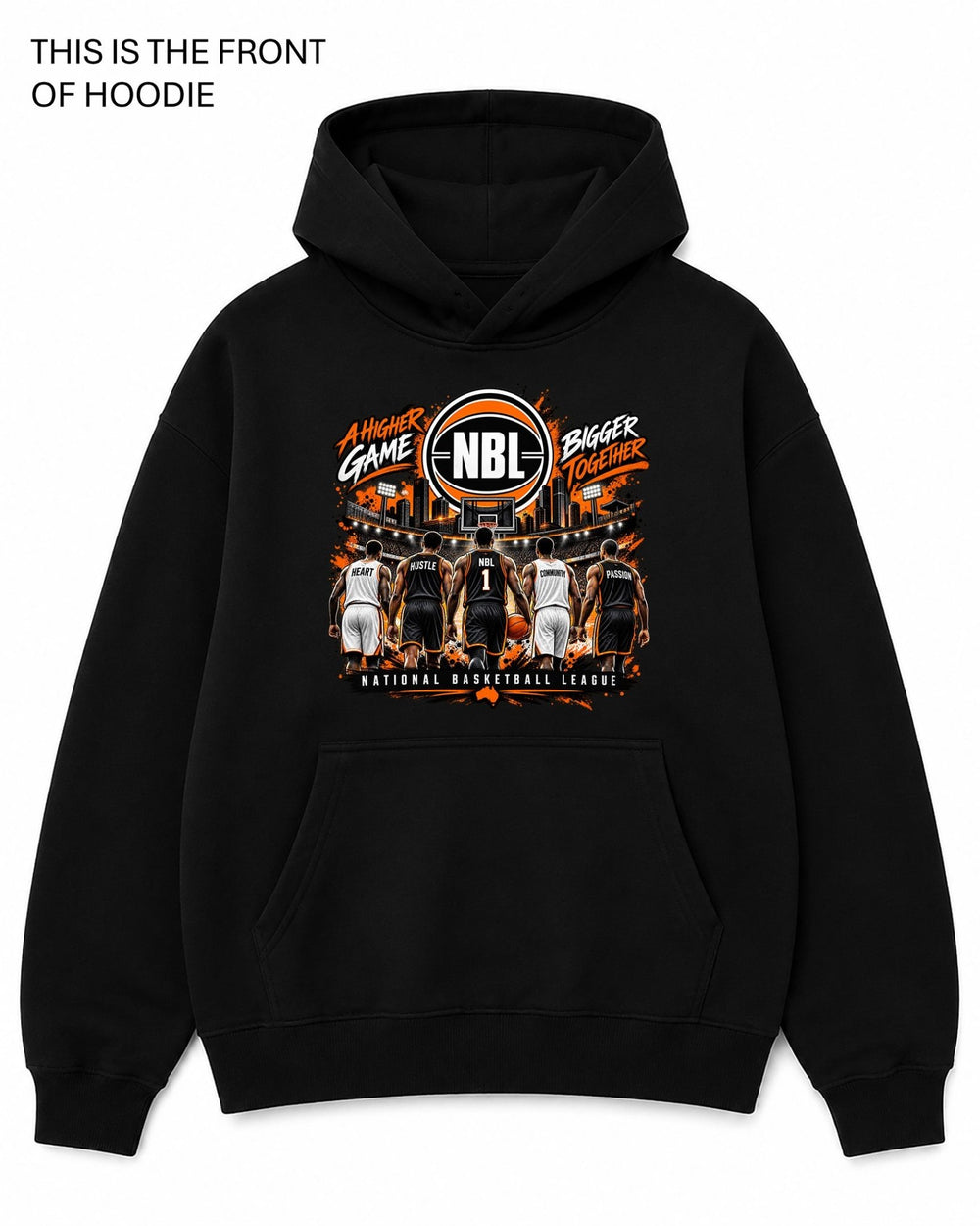 NBL Bigger Together Graphic Hoodie - Built Different Goods
