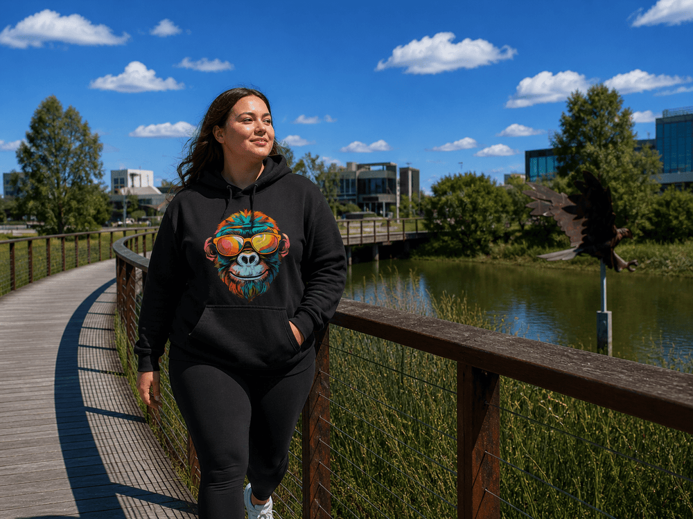 BDG Graphic Hoodie - Neon Monkey - Built Different Goods