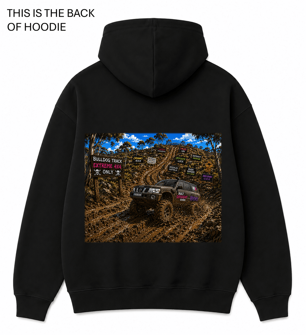 BDG Graphic Hoodie - Nissan Patrol Y61 Mud Series - Built Different Goods