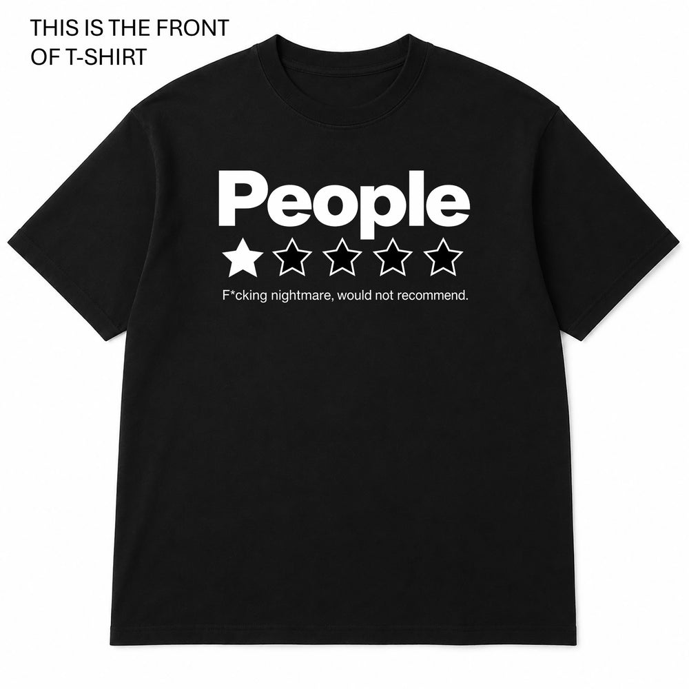 People Rating Graphic T-Shirt - Built Different Goods