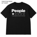 People Rating Graphic T-Shirt - Built Different Goods