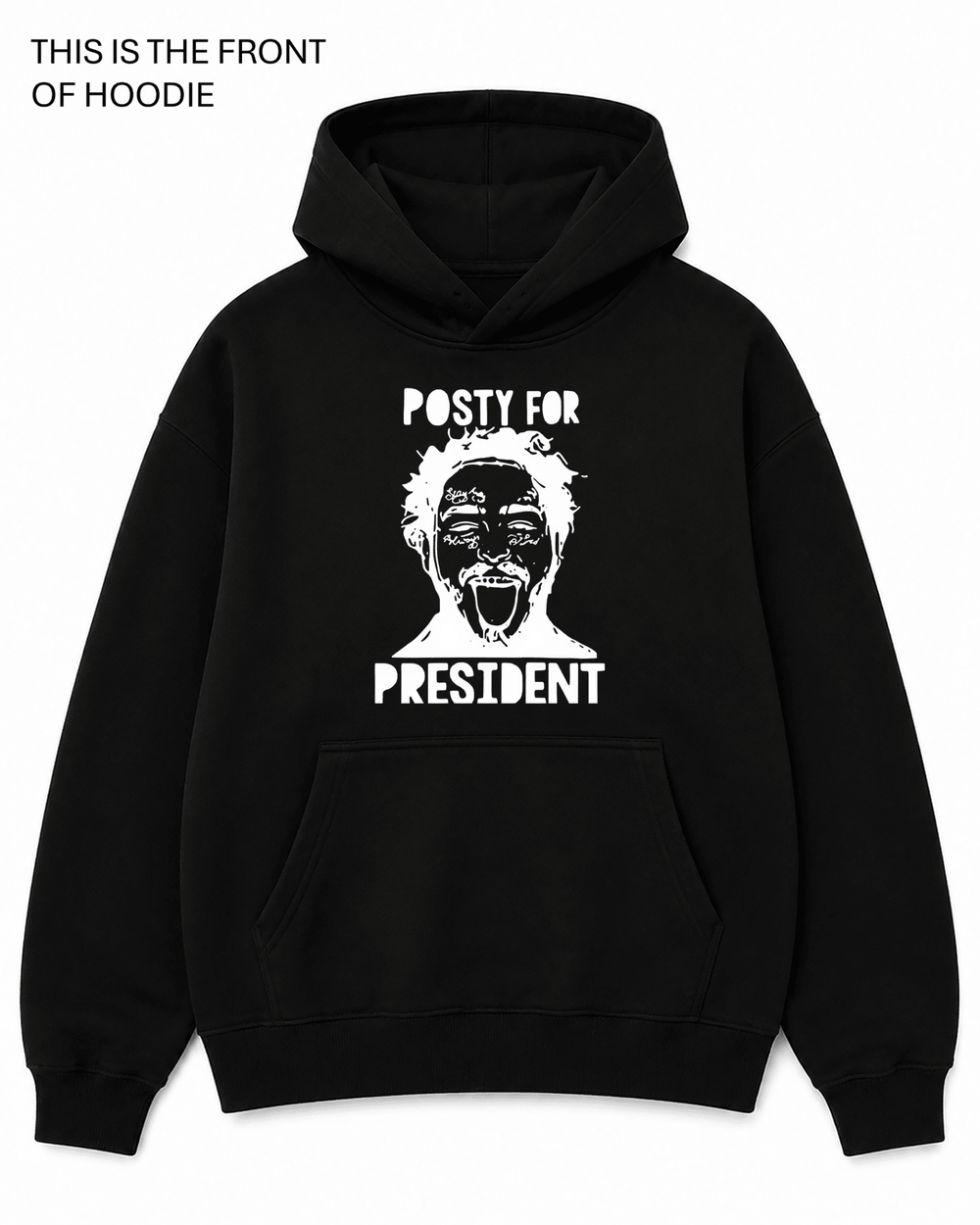 BDG Graphic Hoodie - Postie for President - Built Different Goods