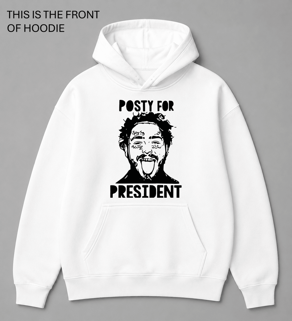 BDG Graphic Hoodie - Postie for President - Built Different Goods