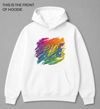Premium graphic hoodie featuring the Pride design by Built Different Goods. Comfortable everyday hoodie available in sizes S to True 5XL.