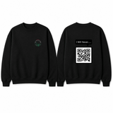 BDG Crew Neck Sweatshirt - QR - I Will Never - Rick Rolled - Built Different Goods