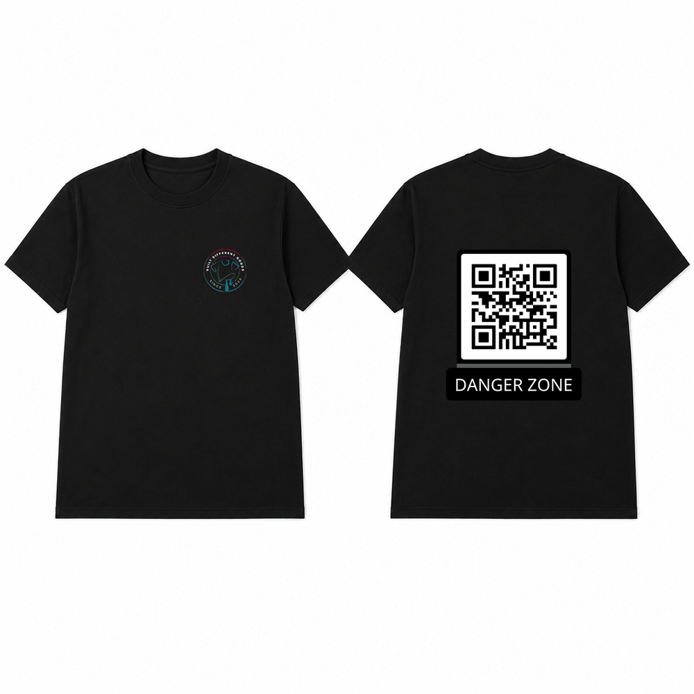 BDG Graphic T-Shirt - QR - Danger Zone - Built Different Goods