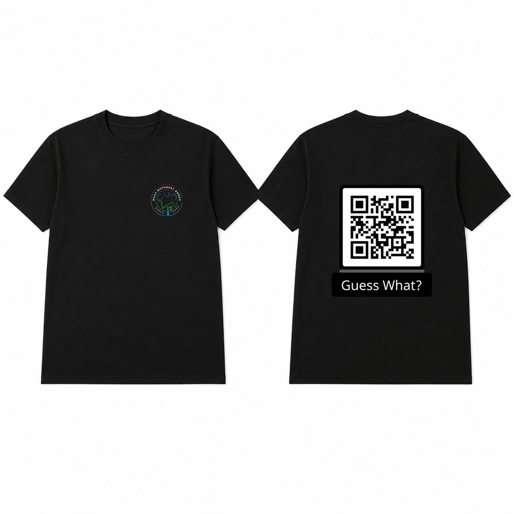 BDG Graphic T-Shirt - QR - Guess What? 18+ - Built Different Goods