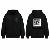 BDG Zip Up Hoodie - QR - Scan if You Have Trust Issues - Built Different Goods