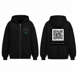 BDG Zip Up Hoodie - QR - Scan if You Have Trust Issues - Built Different Goods