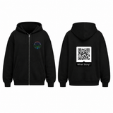 BDG Zip Up Hoodie - QR - What Story?