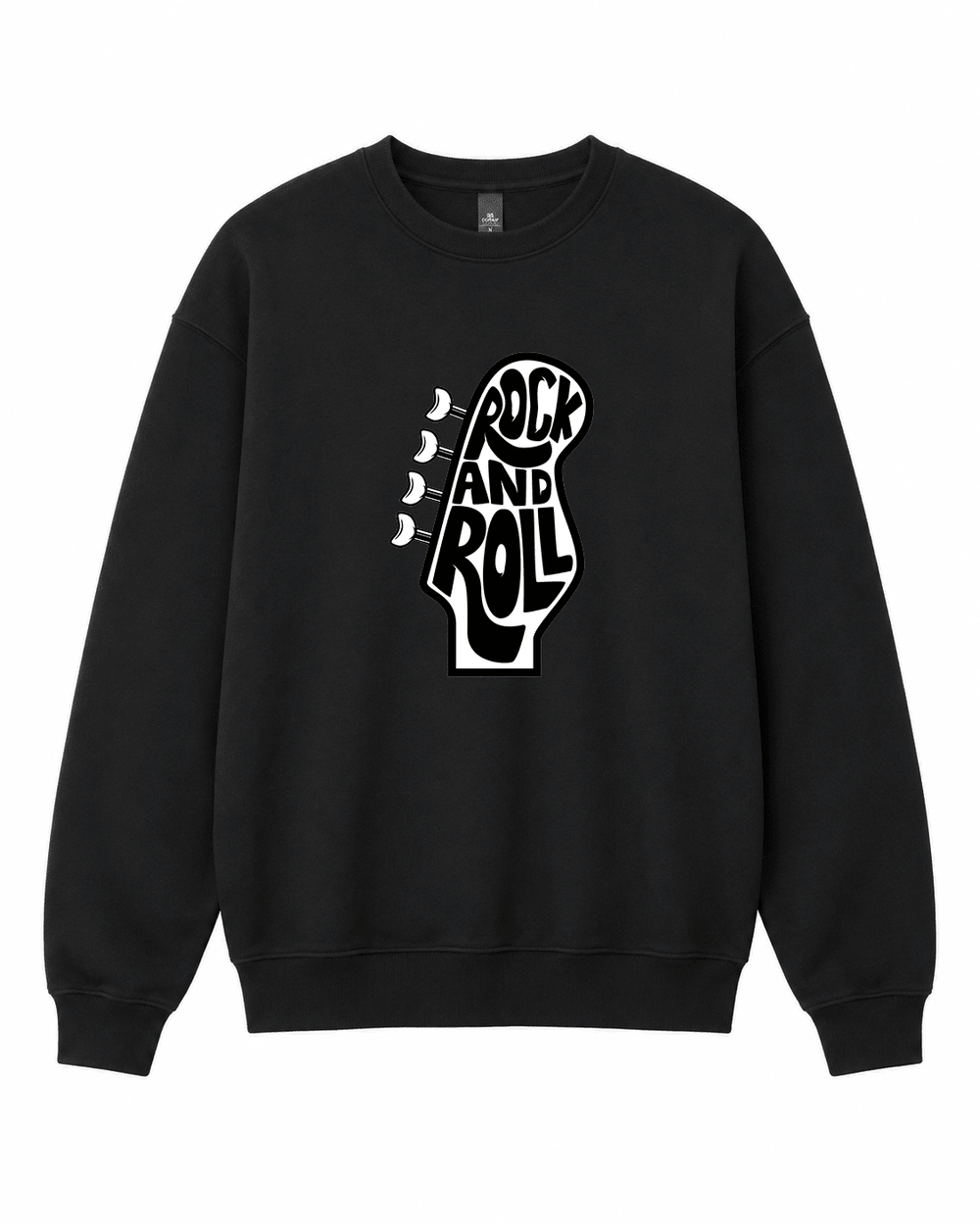 Rock and Roll Graphic Crewneck Sweatshirt - Built Different Goods