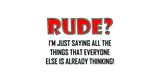 5mm Neoprene Stubby Holder for 375ml Cans - Rude? - Built Different Goods