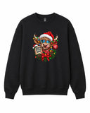 Santa Stops Here Graphic Crewneck Sweatshirt - Built Different Goods
