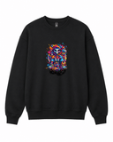 Skull Splatter Graphic Crewneck Sweatshirt - Built Different Goods
