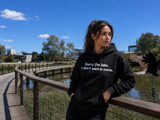 BDG Graphic Hoodie - Sorry i'm Late