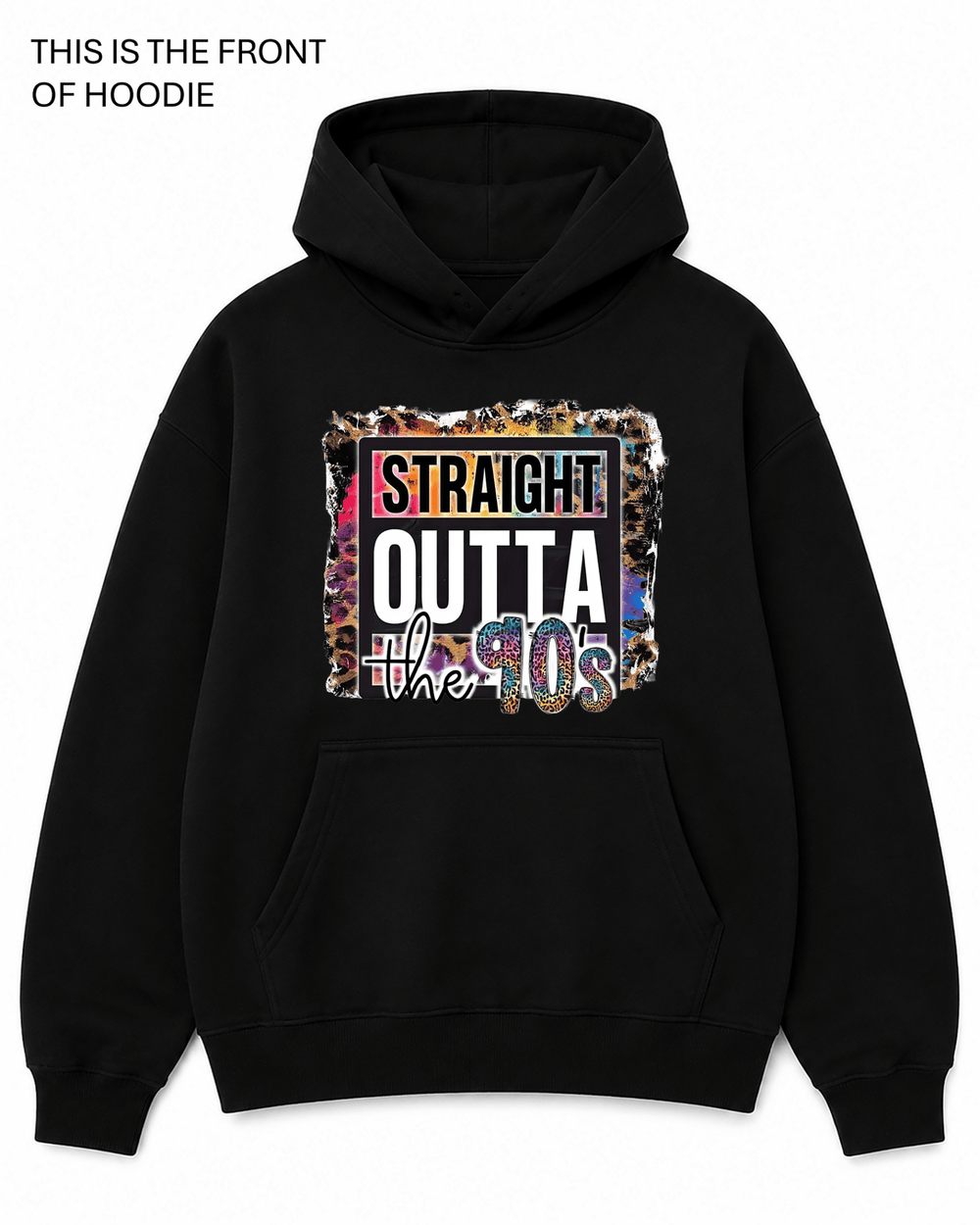 BDG Graphic Hoodie - Straight Outta the 90s - Built Different Goods