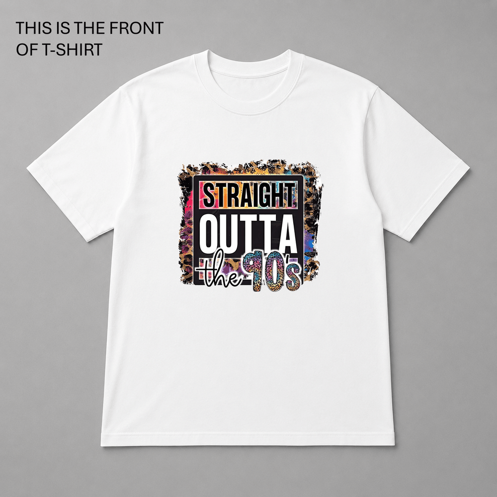 BDG Graphic T-Shirt - Straight Outta the 90s - Built Different Goods
