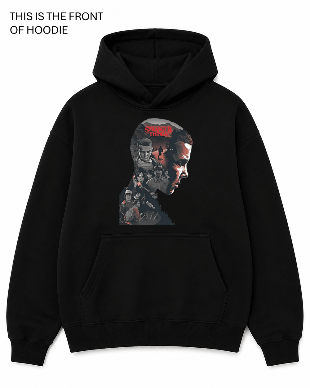 BDG Graphic Hoodie -Stranger things - Built Different Goods