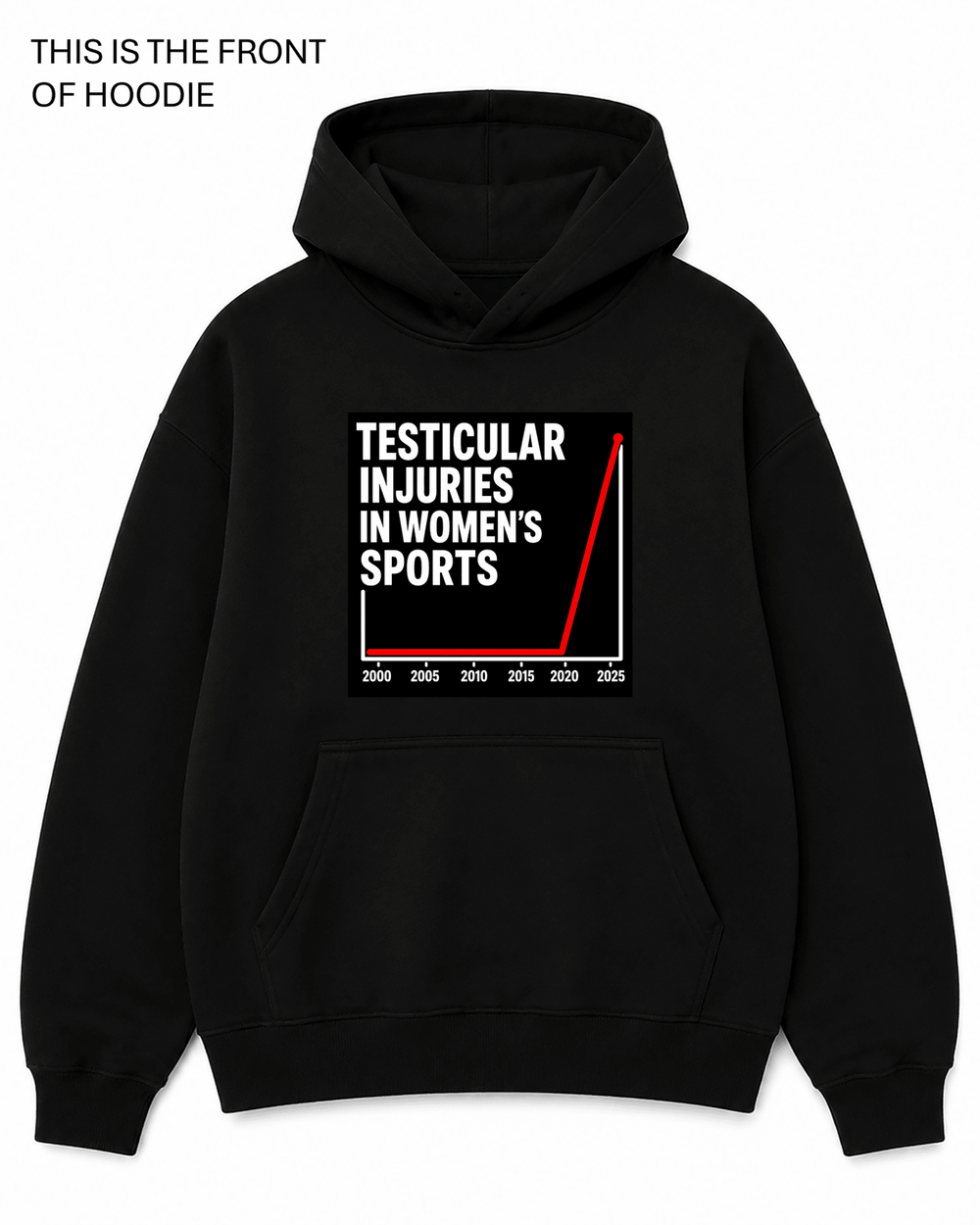 BDG Graphic Hoodie -Testicular injuries - Built Different Goods