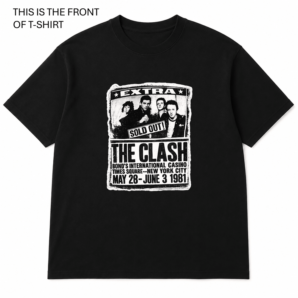 BDG Graphic T-Shirts - The Clash - Built Different Goods
