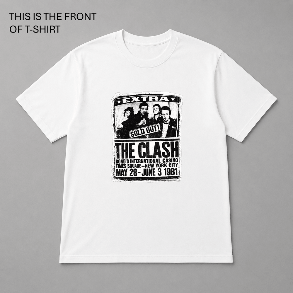 BDG Graphic T-Shirts - The Clash - Built Different Goods
