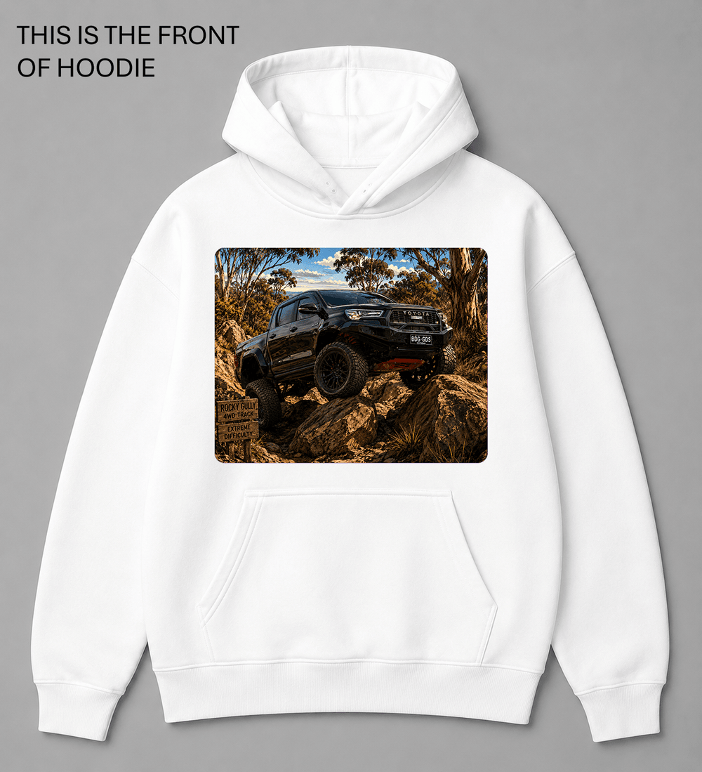 BDG Graphic Hoodie - Toyota Hilux GR Sports - Built Different Goods
