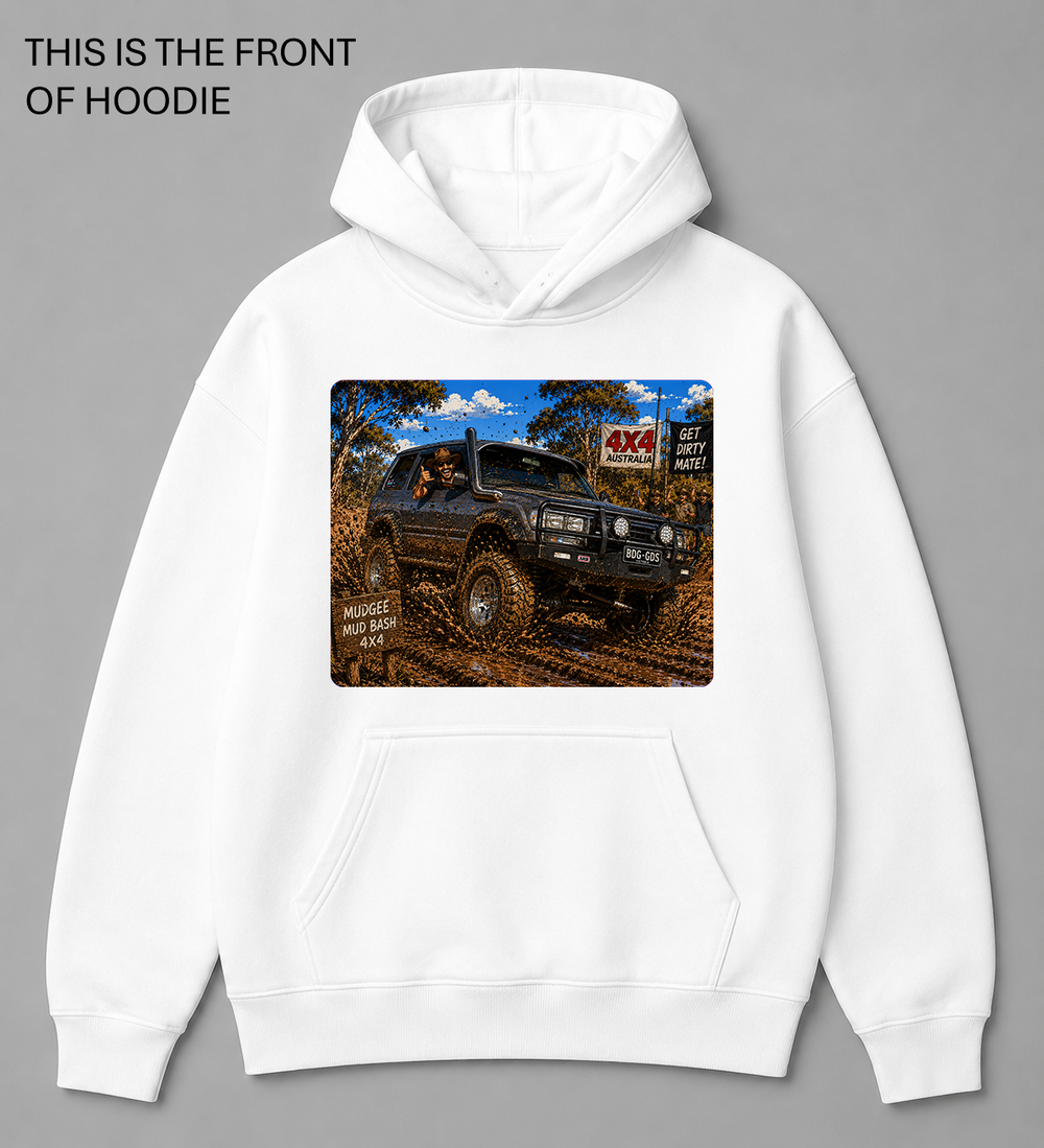 Premium graphic hoodie featuring the Toyota Landcruiser 80 Series design by Built Different Goods. Comfortable everyday hoodie available in sizes S to True 5XL.