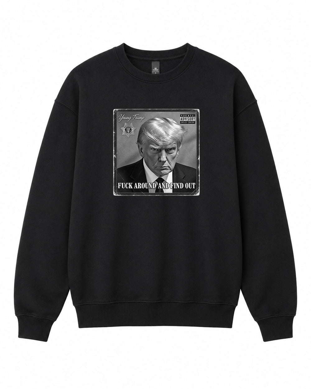 Trump Album Graphic Crewneck Sweatshirt - Built Different Goods
