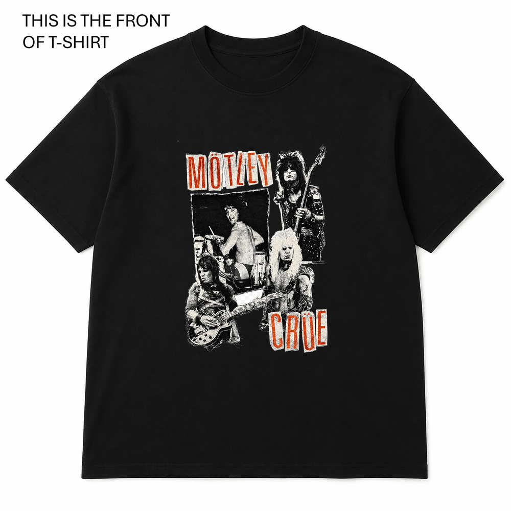BDG Graphic T-Shirt - Motley Crue - Built Different Goods