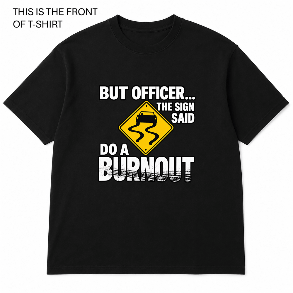 BDG Graphic T-Shirt - But Officer - Built Different Goods