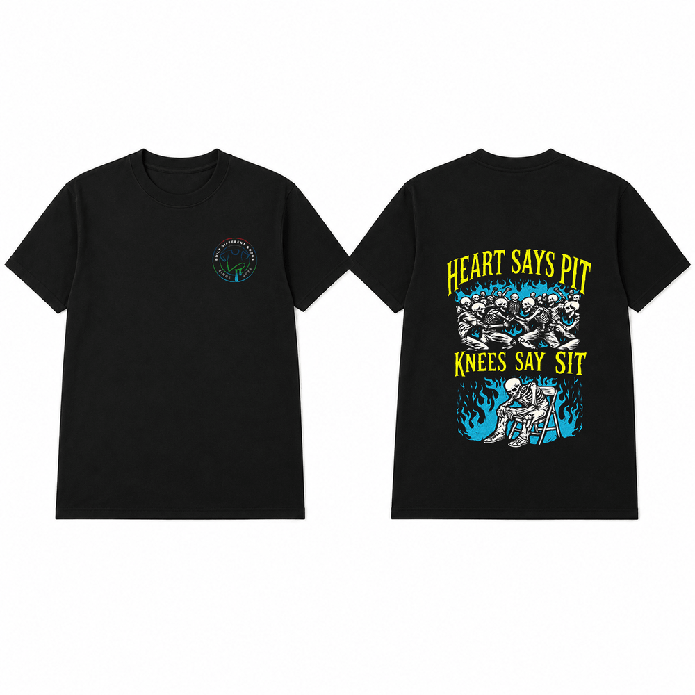 BDG Graphic T-Shirt - Heart Says Pit - Built Different Goods