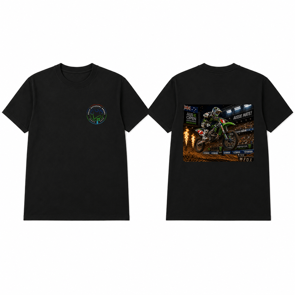 BDG Graphic T-Shirt - Kawasaki KX450F Dirt Series - Built Different Goods