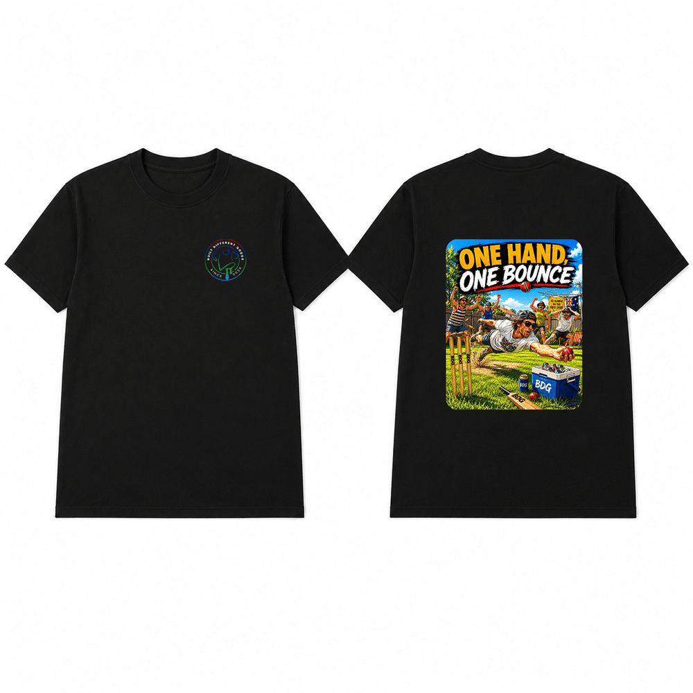 BDG Graphic T-Shirt - One Hand One Bounce - Built Different Goods