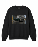 BDG Crew Neck Sweatshirt - 1970s Classic V8 Blown Coupe - Built Different Goods