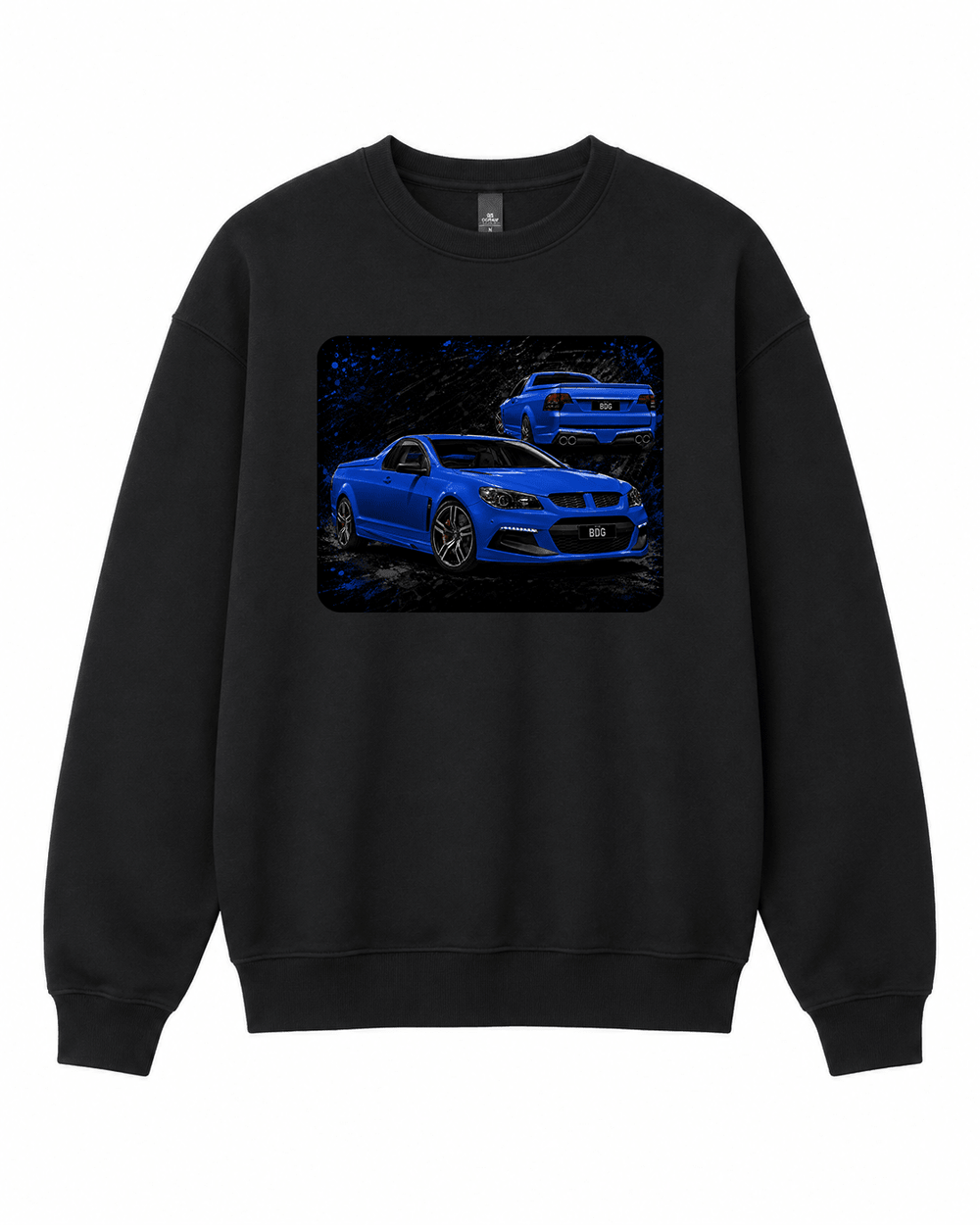 BDG Crew Neck Sweatshirt - Street Machine Ute - Built Different Goods
